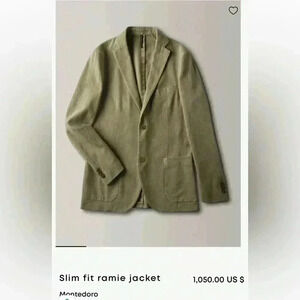 EUC Montedoro Chinolino Giacco Blazer SZ Medium